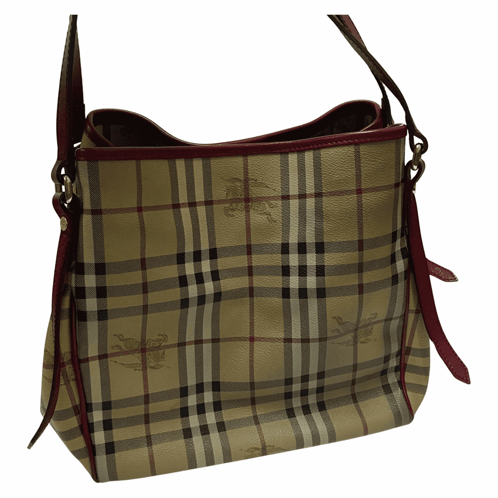 Burberry Canterbury Brown Canvas Leather Very good - Front View