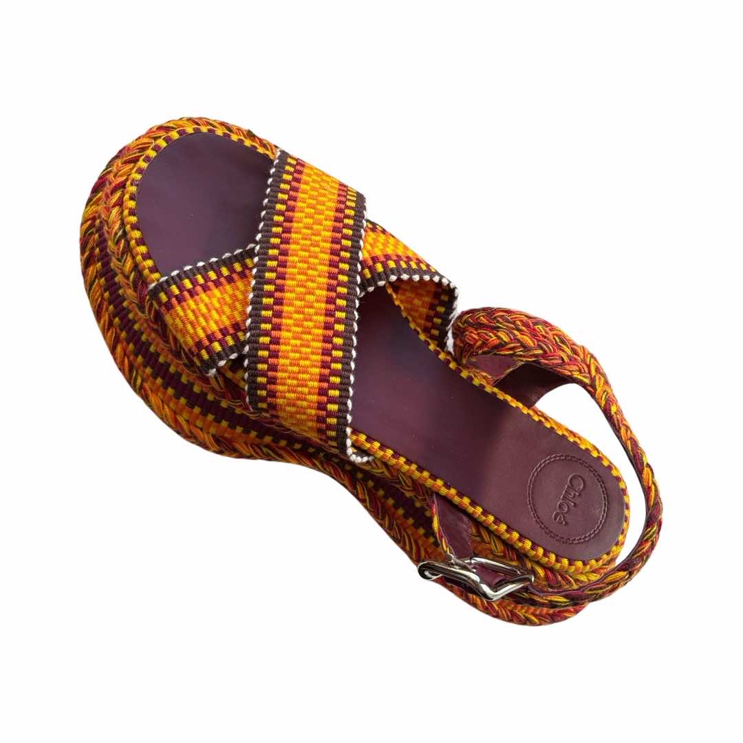 Chloé Meril Woven Sandals