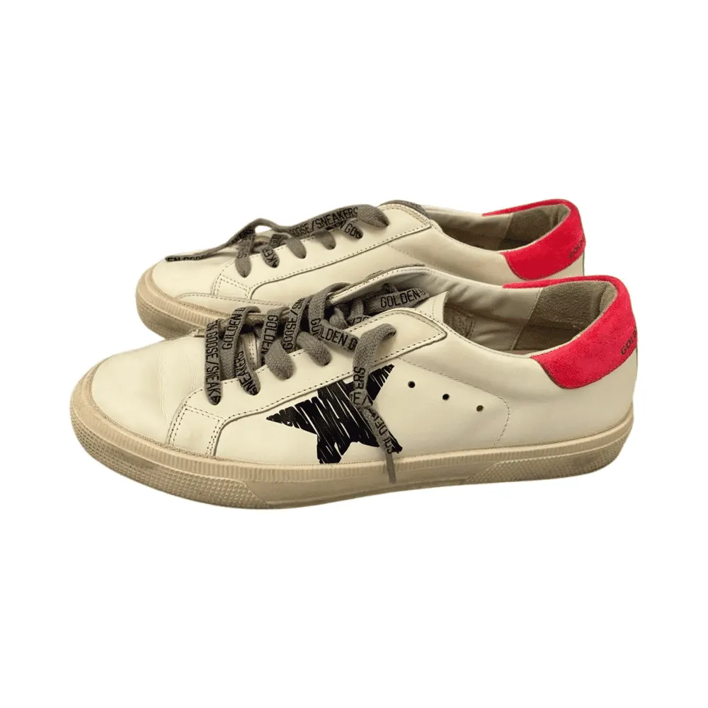 Golden Goose Sneakers White Leather Very good - Front View