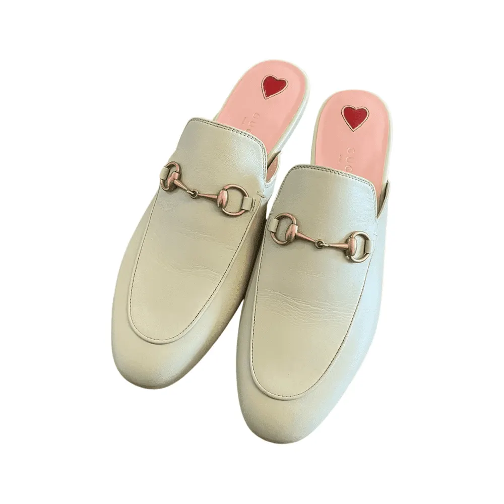 Gucci Princetown leather mules Green Leather Never worn, with tag - Front View