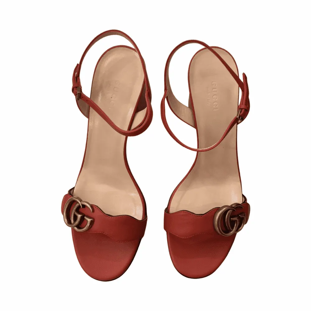 Gucci GG مارمونت كعب صندل