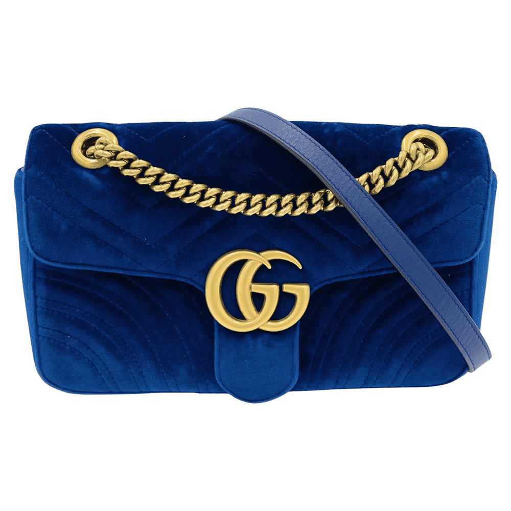 Gucci Suede chain shoulder bag