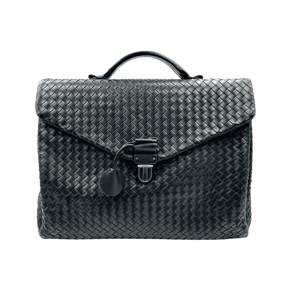 Bottega Veneta Intrecciato Leather Briefcase