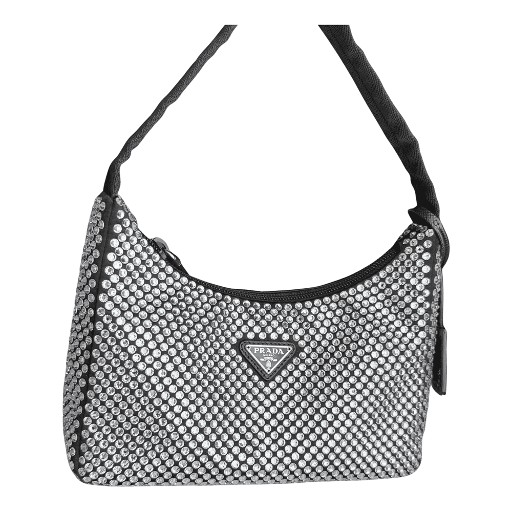 Prada Embellished Satin