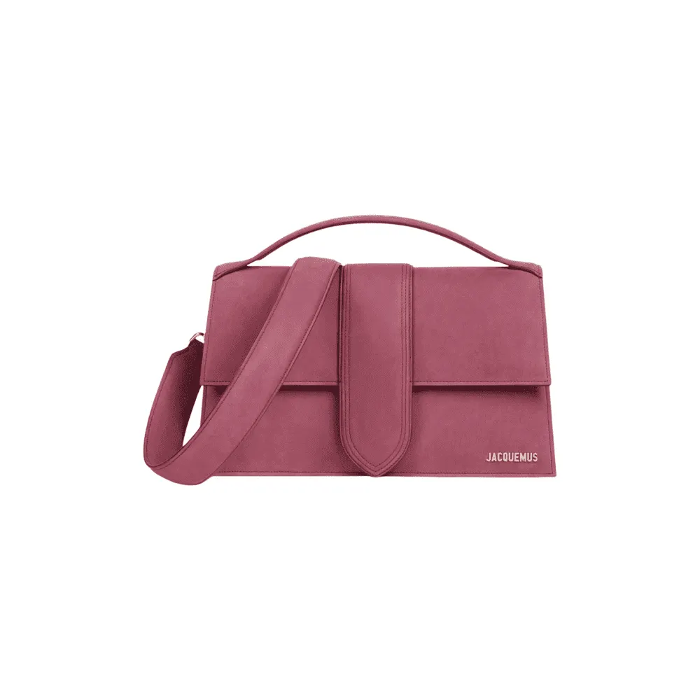 Jacquemus Bambino Grey Suede Never worn, with tag - Front View