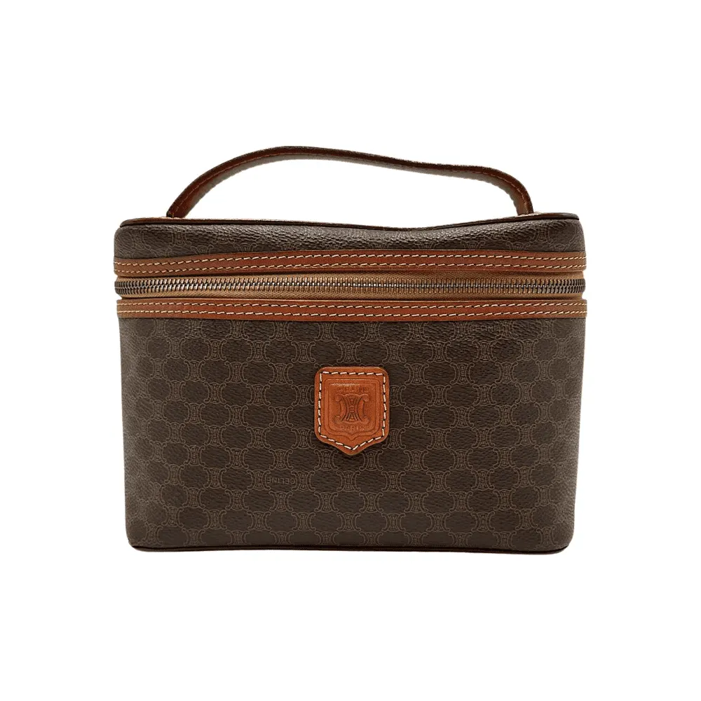 Celine Vanity Brown Canvas Good - Front View
