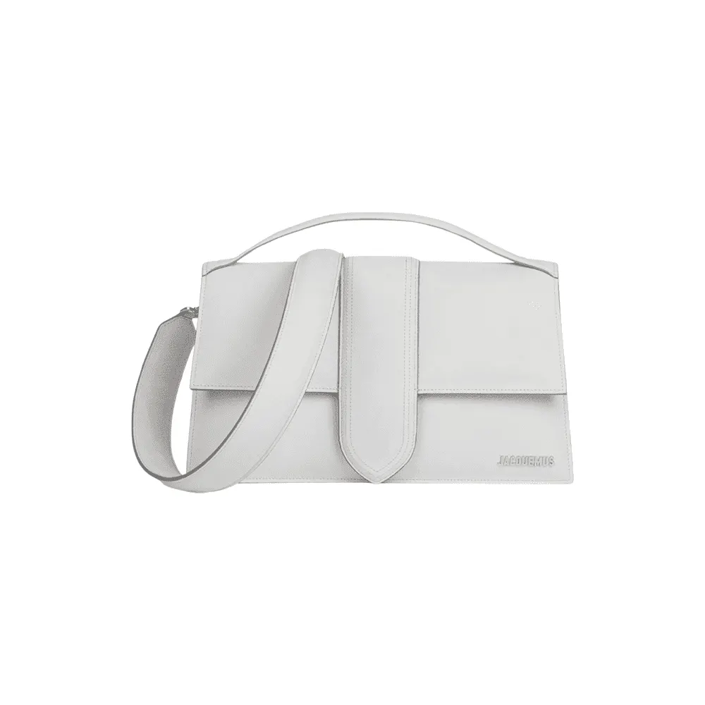 Jacquemus Bambino Grey Leather Never worn - Front View