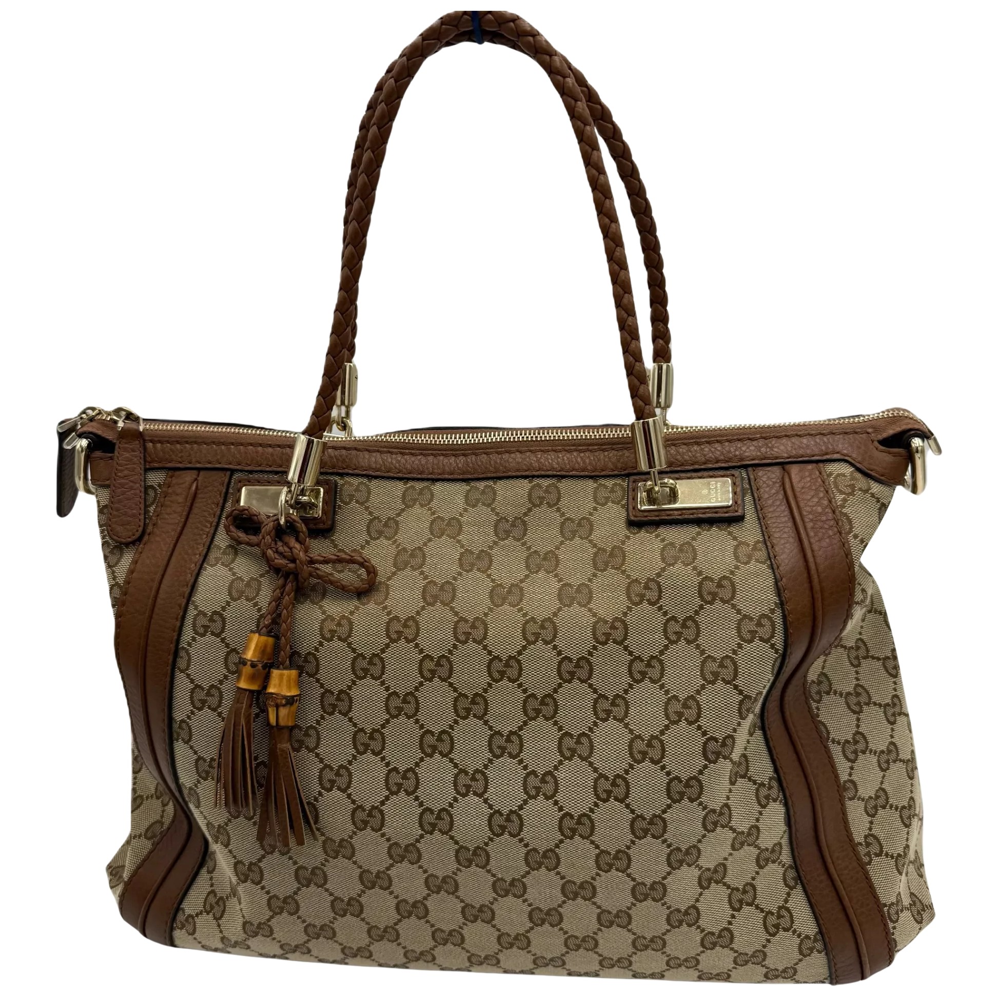 Gucci GG Canvas Leather Bella