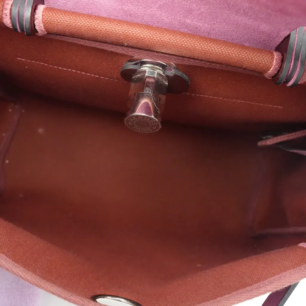 Hermès Herbag Zip 31 Brown Brown Leather Good - Model View