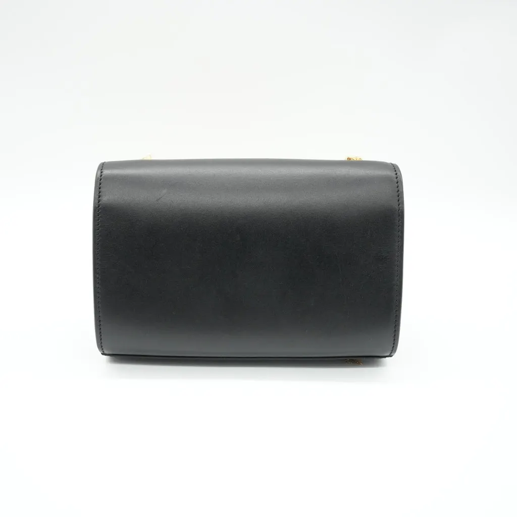 Saint Laurent Mini Kate Leather Black Black Leather Good - Back View