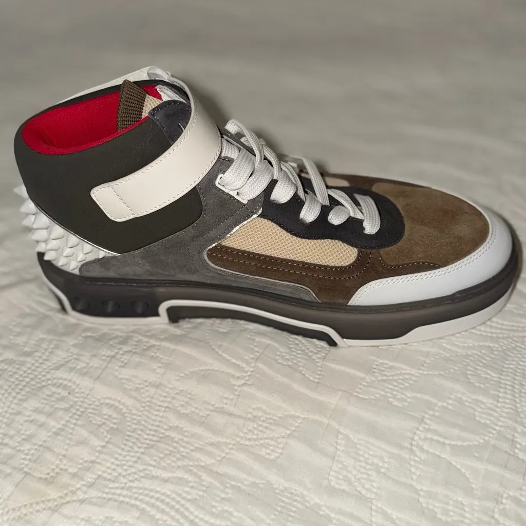 Christian Louboutin ASTROLOUBI MID FLAT Grey Never worn - Back View