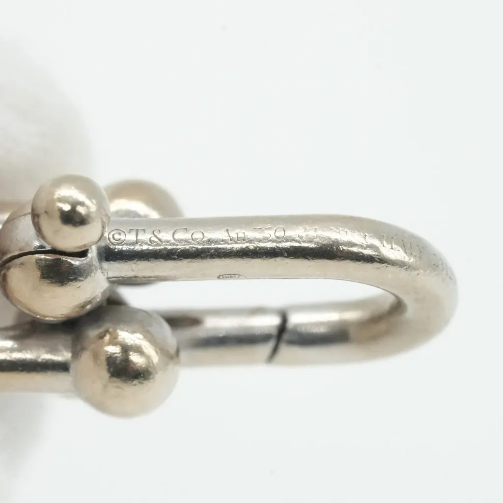 Tiffany & Co Hardwear Link Bracelet, 18K White Gold, Diamonds Medium 30.47g White White Gold Fair - Box View