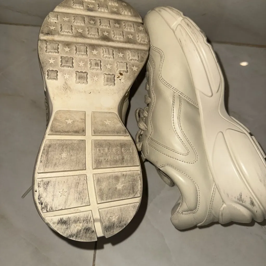 Gucci Rhyton Beige Leather Very good - Box View