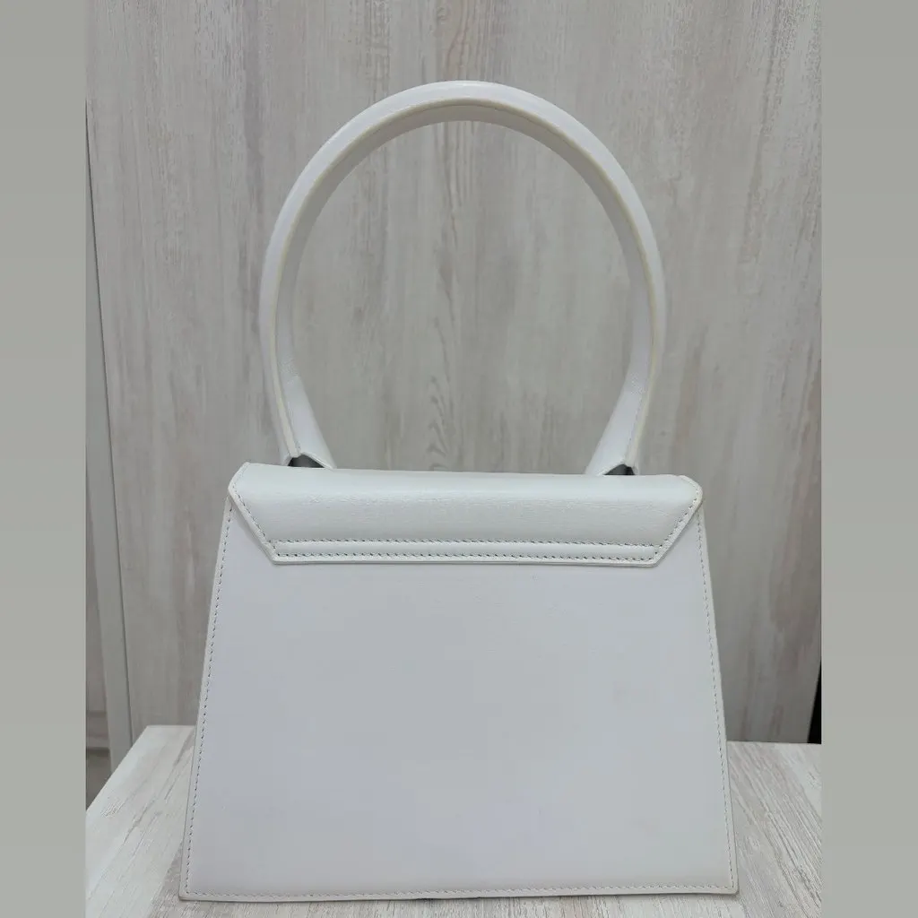 Jacquemus Le Chiquito White Leather Good - Back View