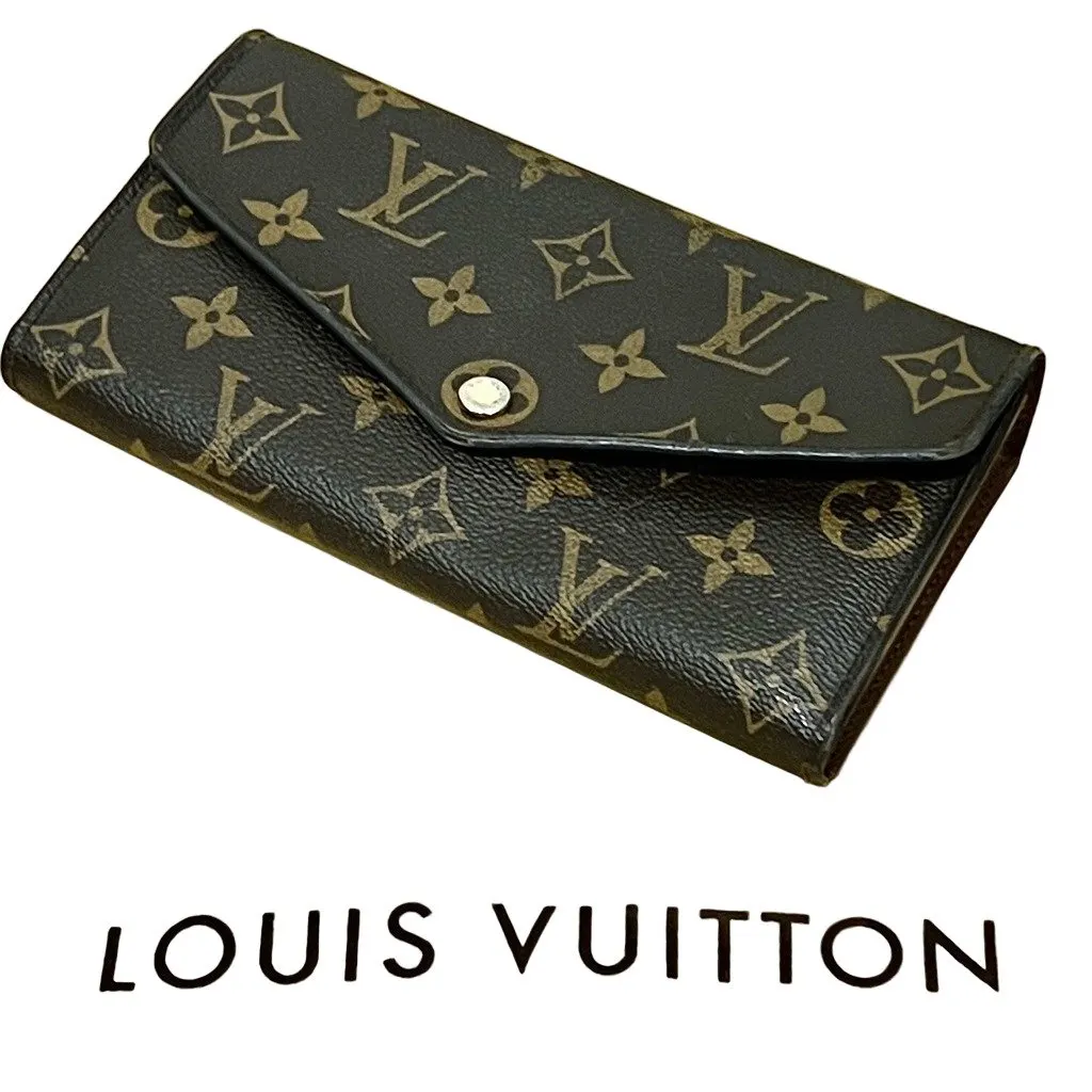 Louis Vuitton Sarah Brown Leather Good - Front View