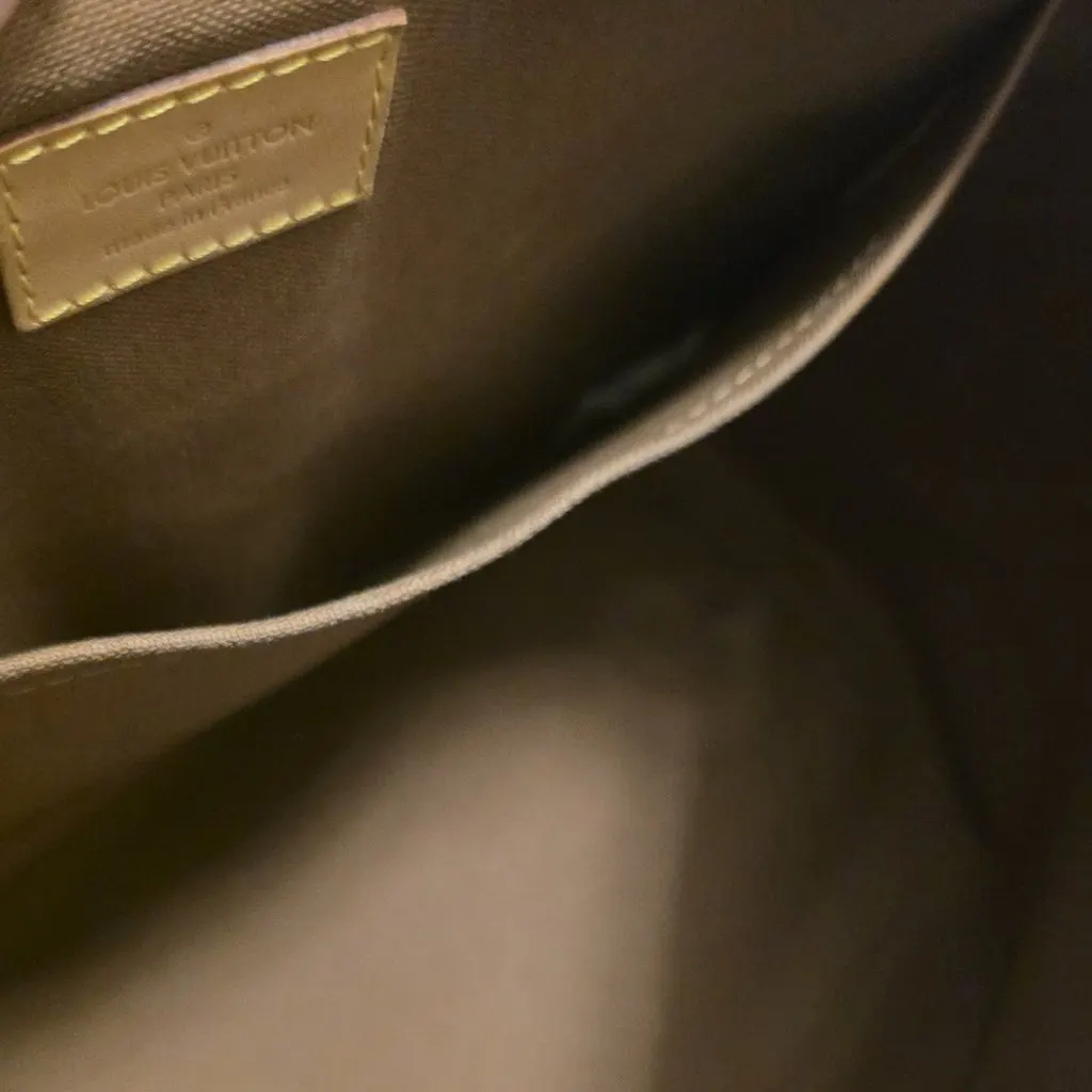 Louis Vuitton Louis Vuitton Palermo Pm Brown Canvas Very good - Model View