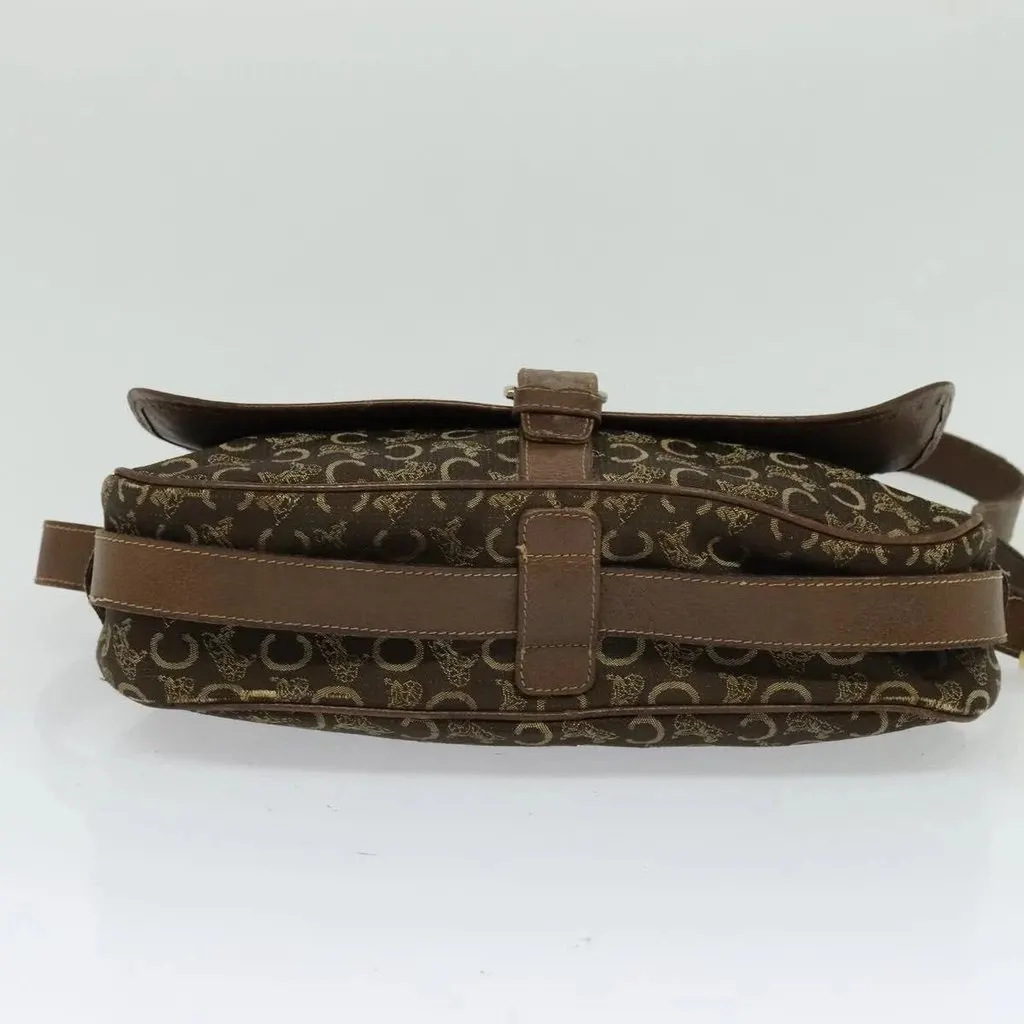 Celine shoulder bag Brown Canvas Good - Inside View