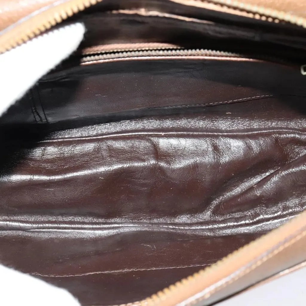 Celine shoulder bag Brown Canvas Good - Model View