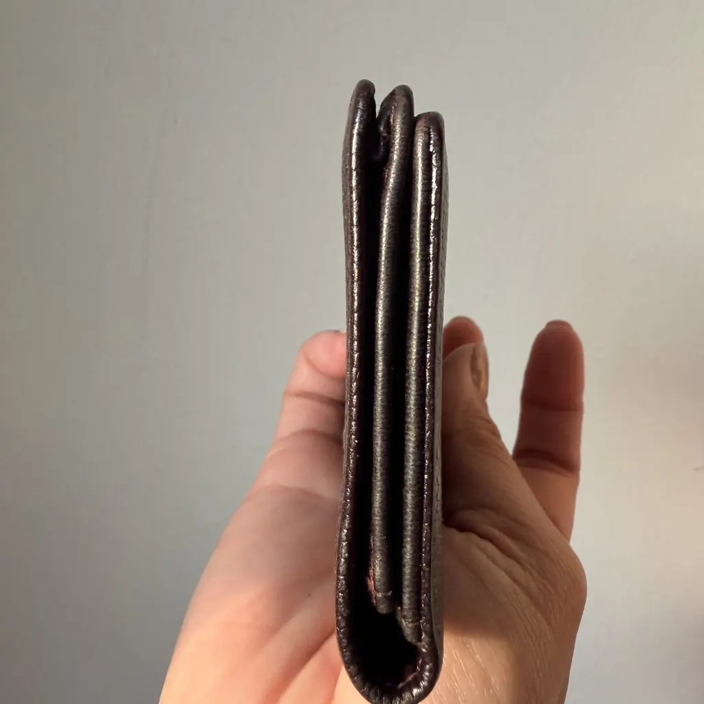 Chanel Caviar Wallet Brown Good - Model View