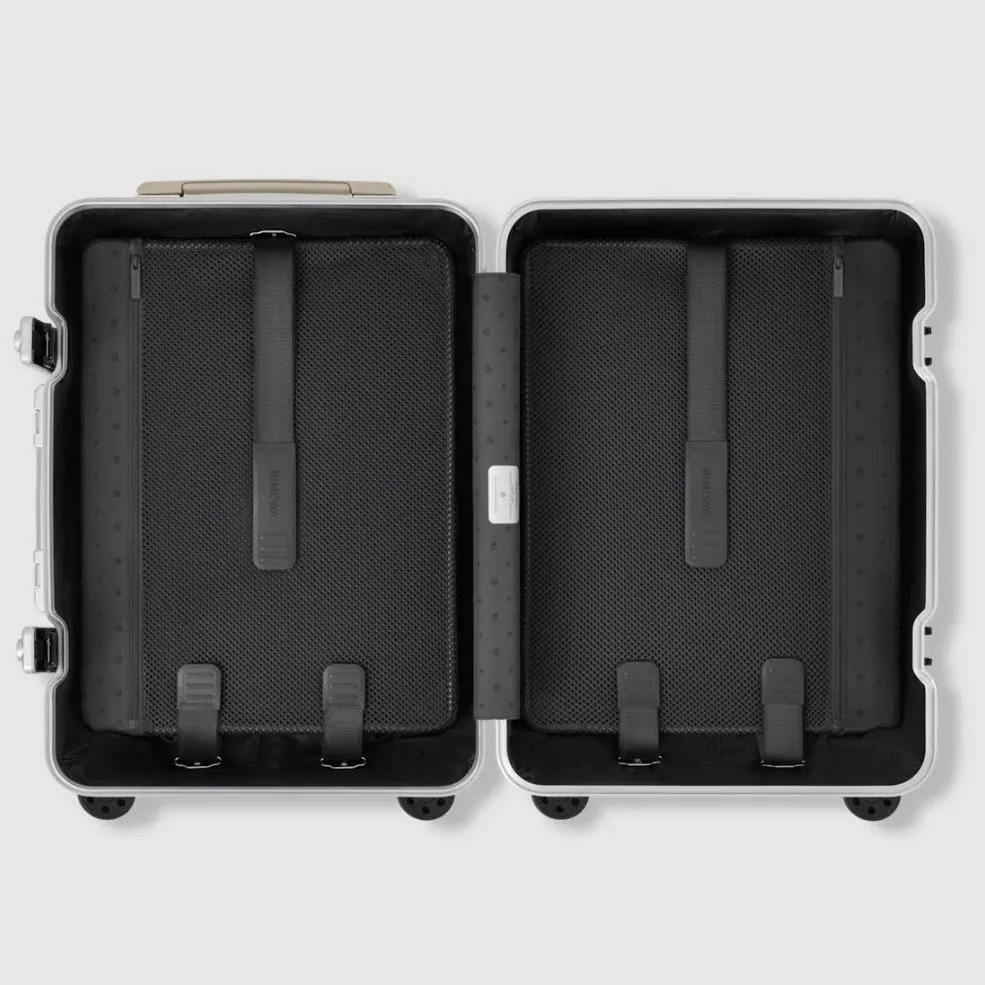 Rimowa Hybrid Cabin Suitcase Gloss Stone Beige Beige Never worn, with tag - Model View