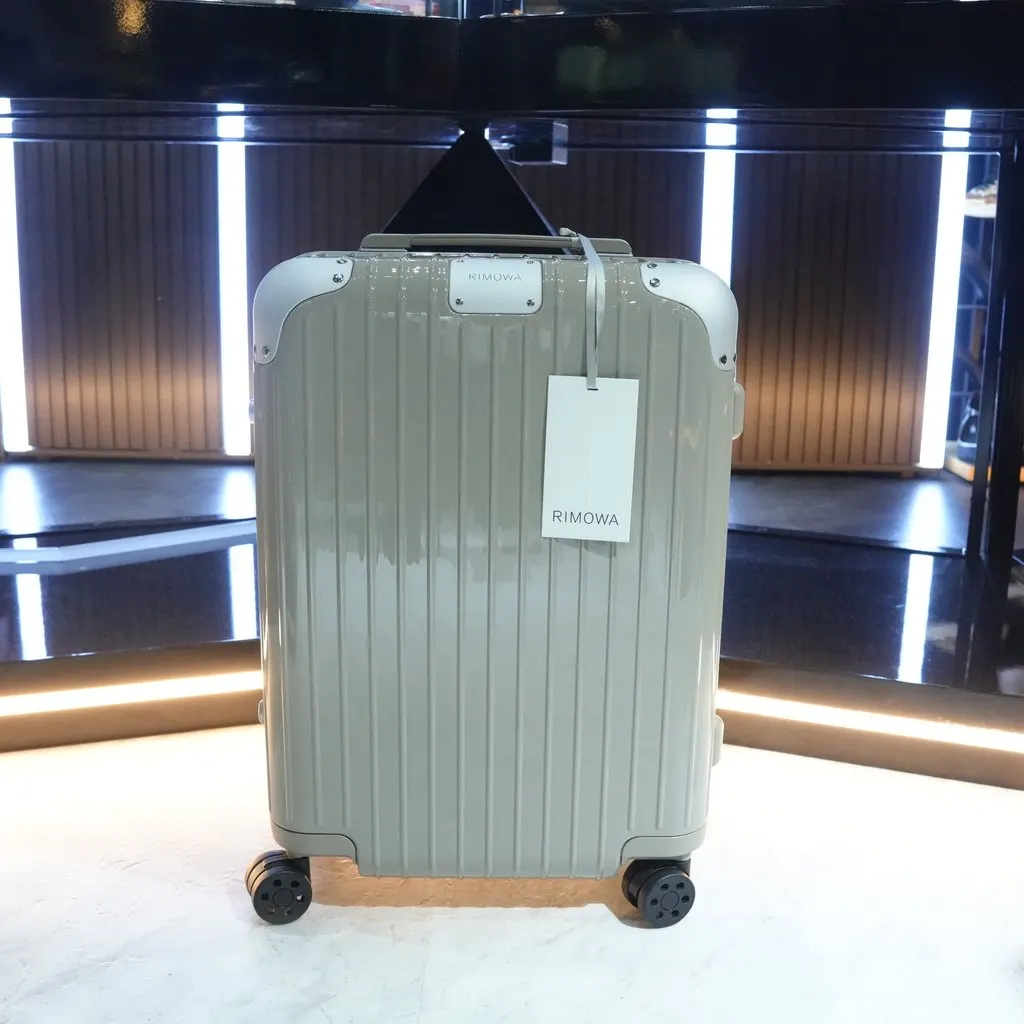 Rimowa Hybrid Cabin Suitcase Gloss Stone Beige Beige Never worn, with tag - Box View