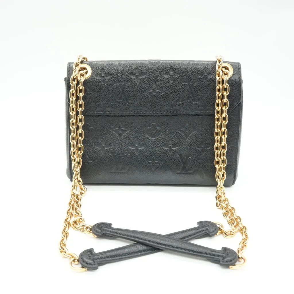 Louis Vuitton Vavin BB Monogram Empreinte Black Black Leather Good - Back View