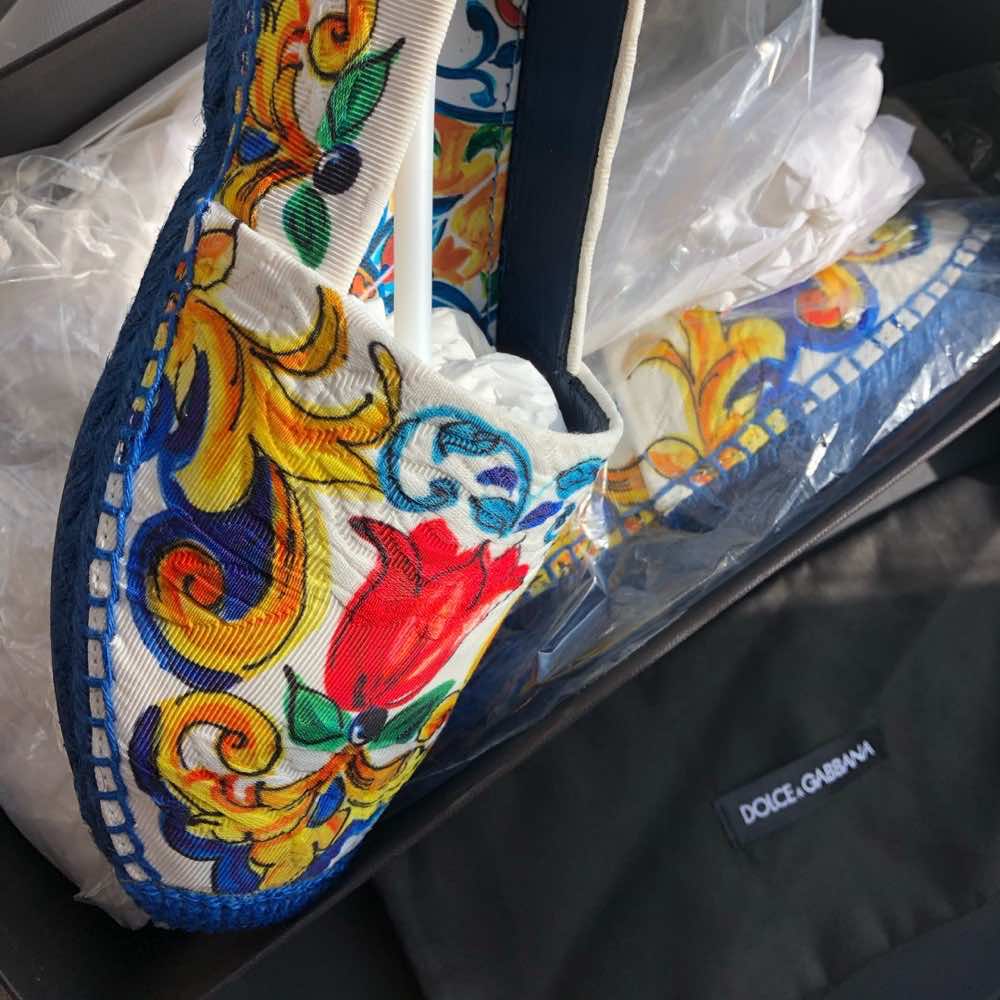 Dolce & Gabbana Majolica Print Espadrilles - 3