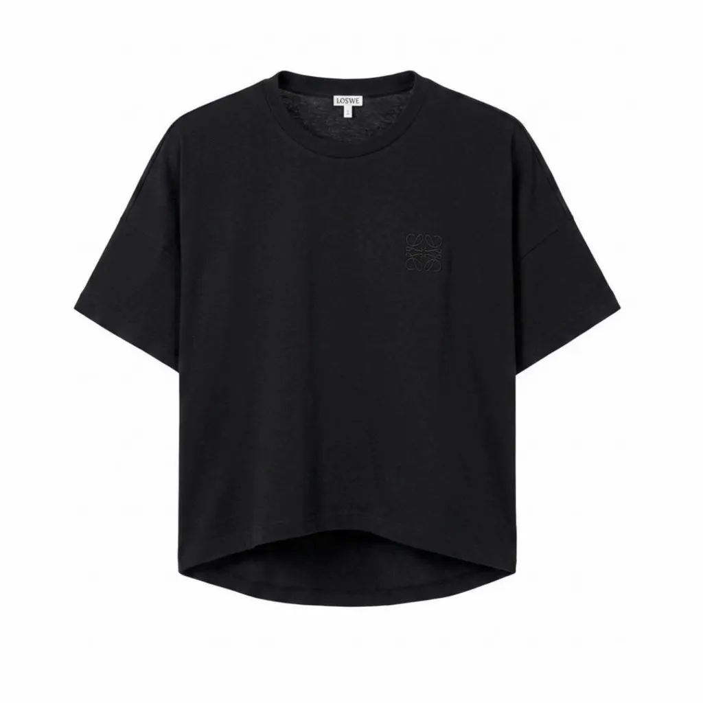 Loewe Loewe T-shirt Anagram Black Cotton Never worn, with tag - Front View