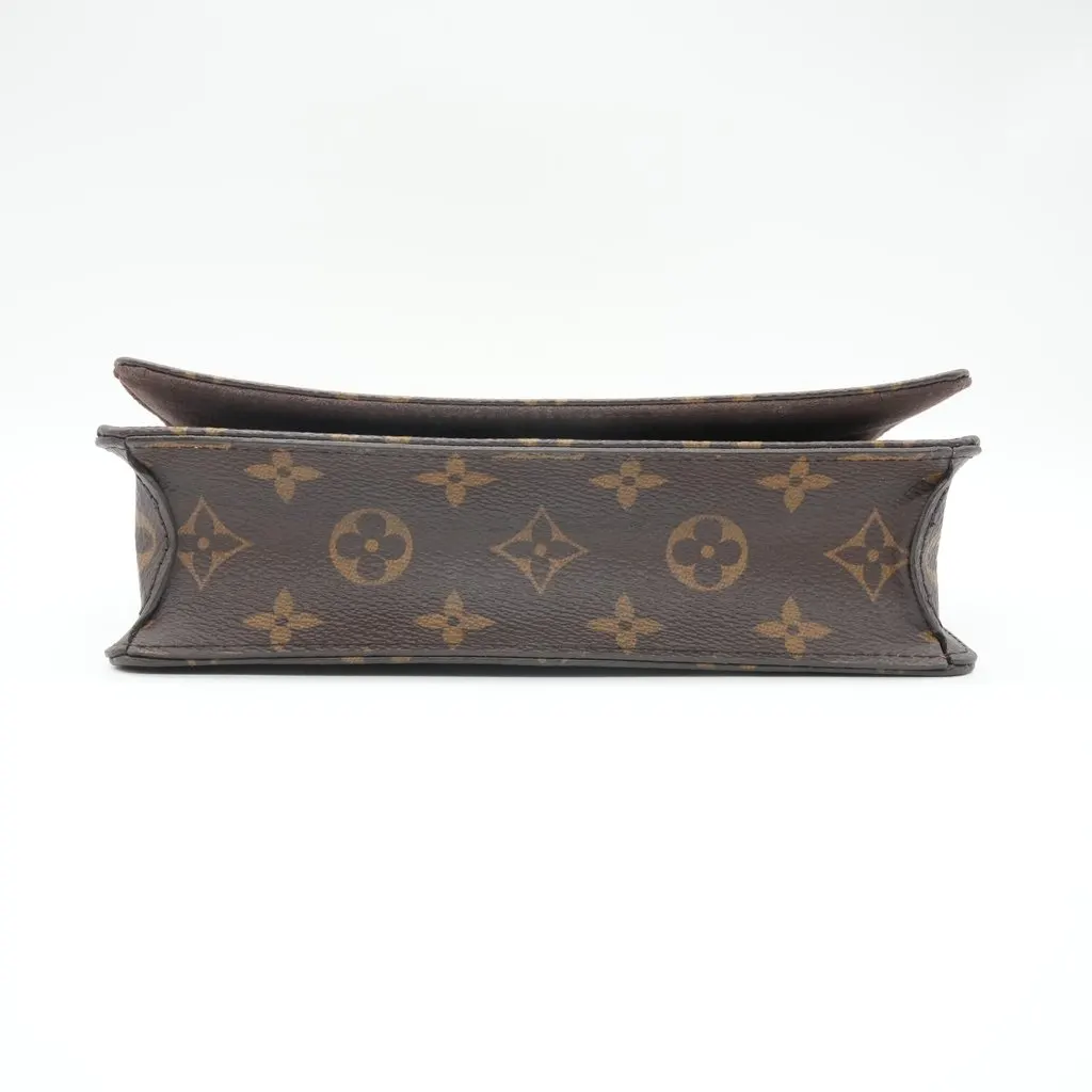 Louis Vuitton Wallet On Chain Lily Brown Canvas Good - Inside View