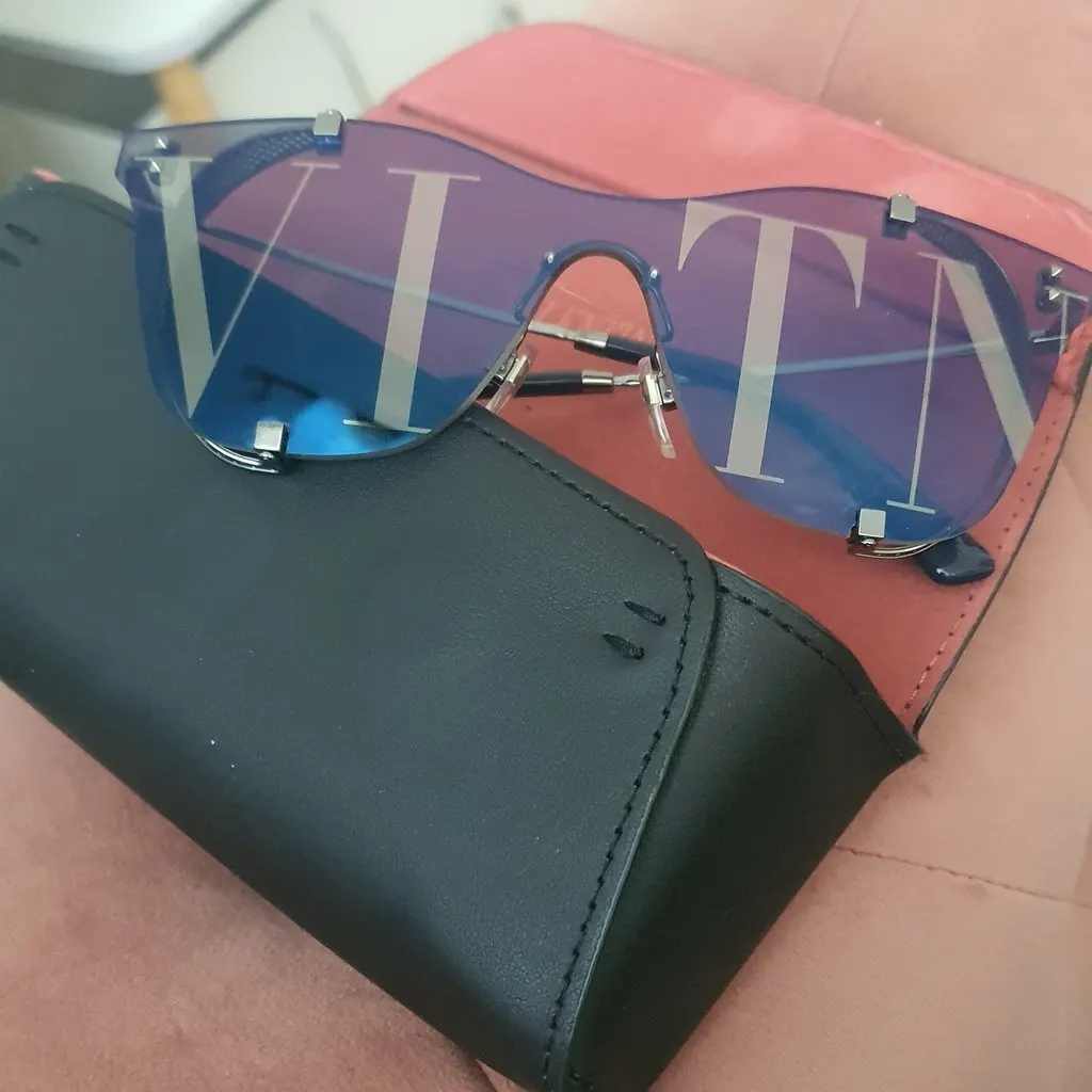 Valentino Sunglasses Metallic Never worn - Back View