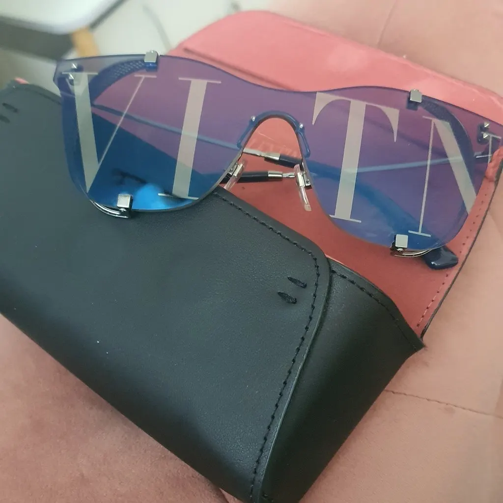 Valentino Sunglasses Metallic Never worn - Back View
