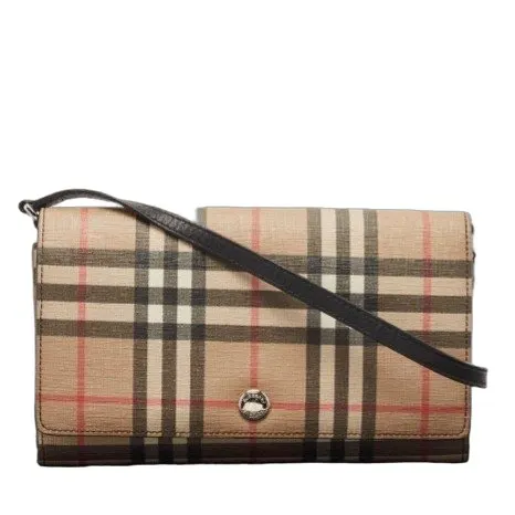Burberry Vintage Leather Burberry Brown Very good - Front View