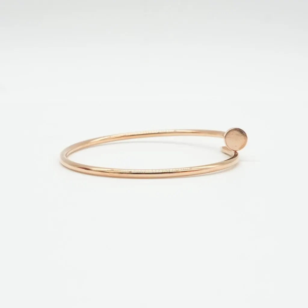 Cartier Juste un Clou Bracelet, Small Model, 18K Rose Gold Size:18 10.18g Gold Rose Gold Good - Back View