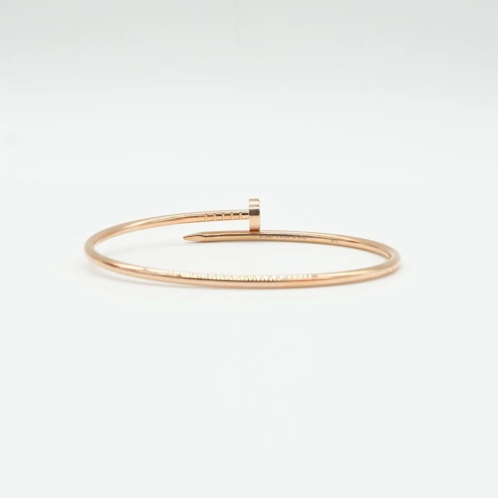 Cartier Juste un Clou Bracelet, Small Model, 18K Rose Gold Size:18 10.18g Gold Rose Gold Good - Inside View