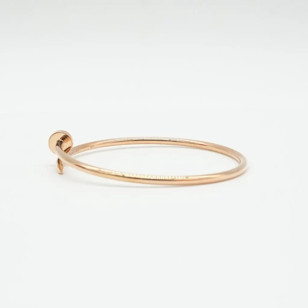 Cartier Juste un Clou Bracelet, Small Model, 18K Rose Gold Size:18 10.18g Gold Rose Gold Good - Model View