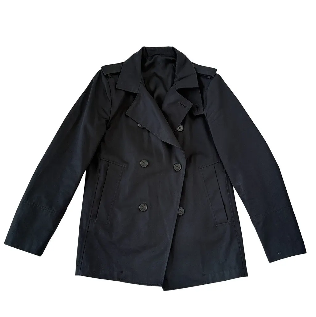 Versace Versace Collection Double-Breasted Technical Short Trench Coat