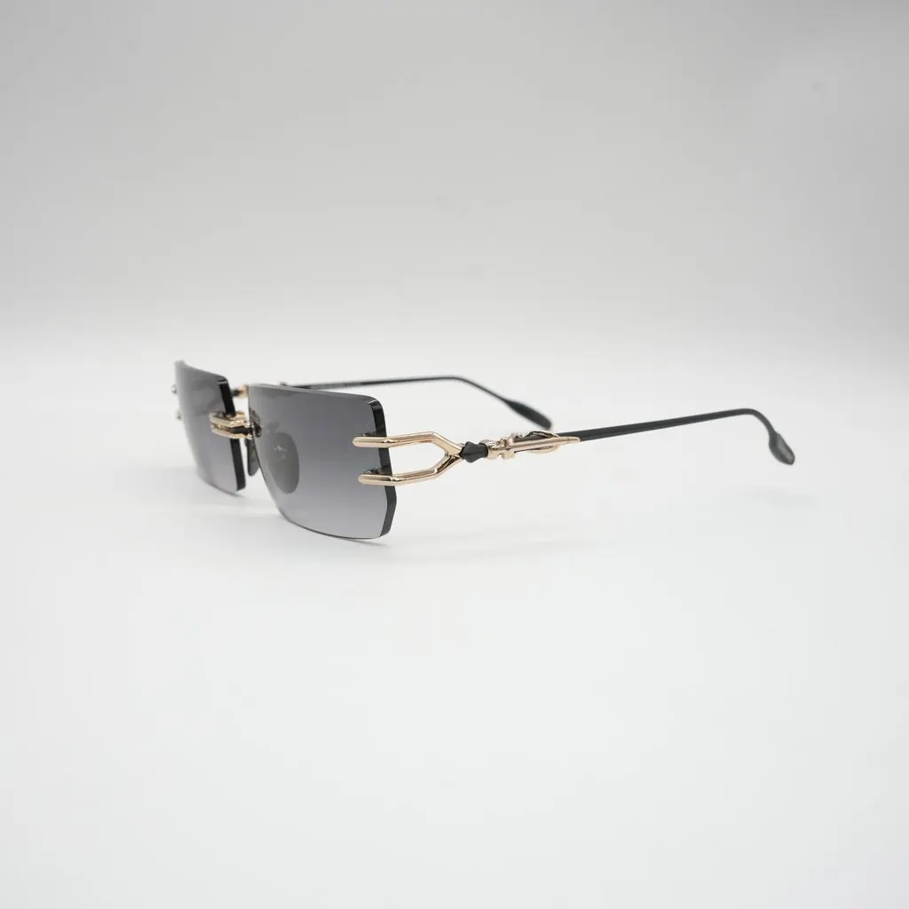 Chrome Hearts LORDIE Sunglasses Grey Good - Inside View