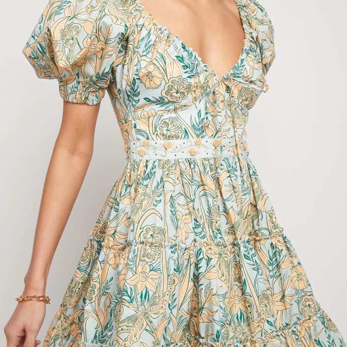 AGUA by Agua Bendita Floral Dress - 4