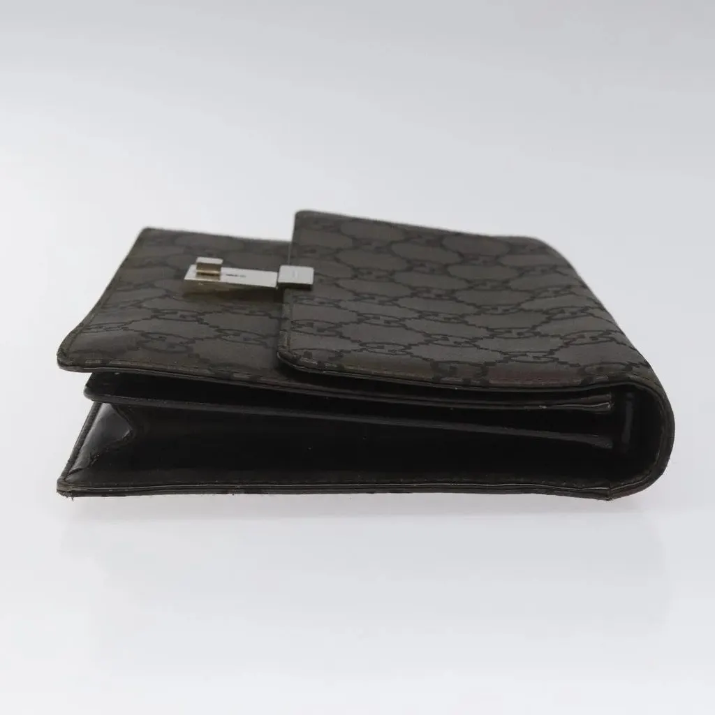 Gucci Clutch Brown Canvas Good - Box View