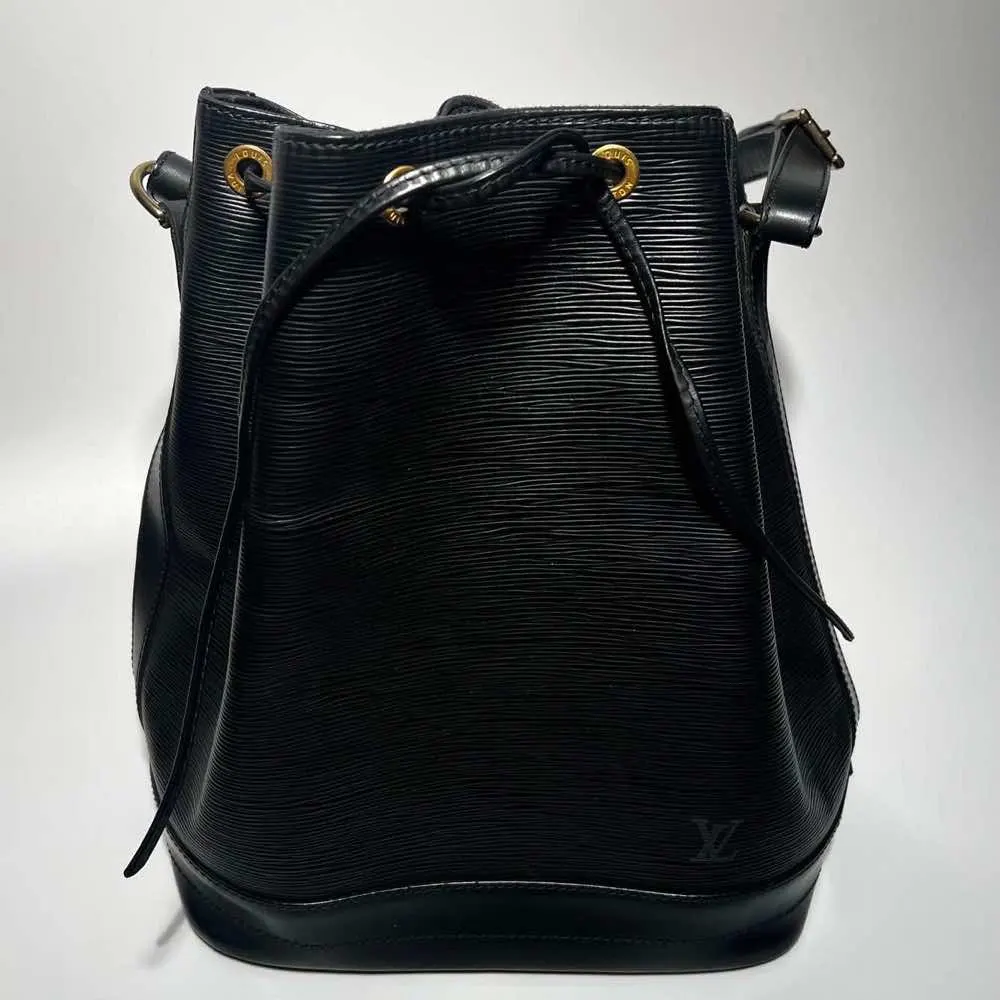 Louis Vuitton Noé GM Black Leather Metal Very good - Back View
