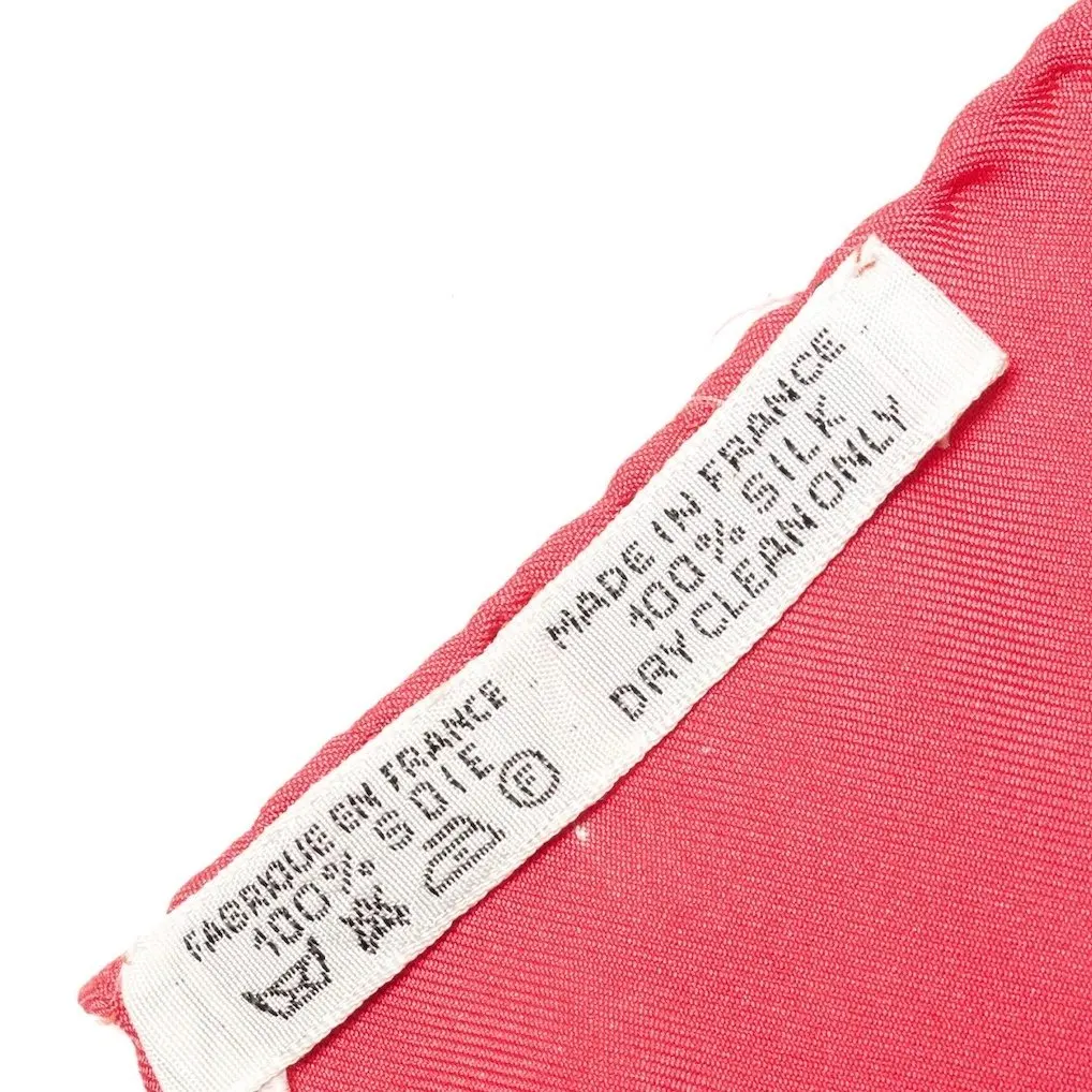 Hermès Washington's Carriage Silk 90 MultiColor Silk Very good - Back View