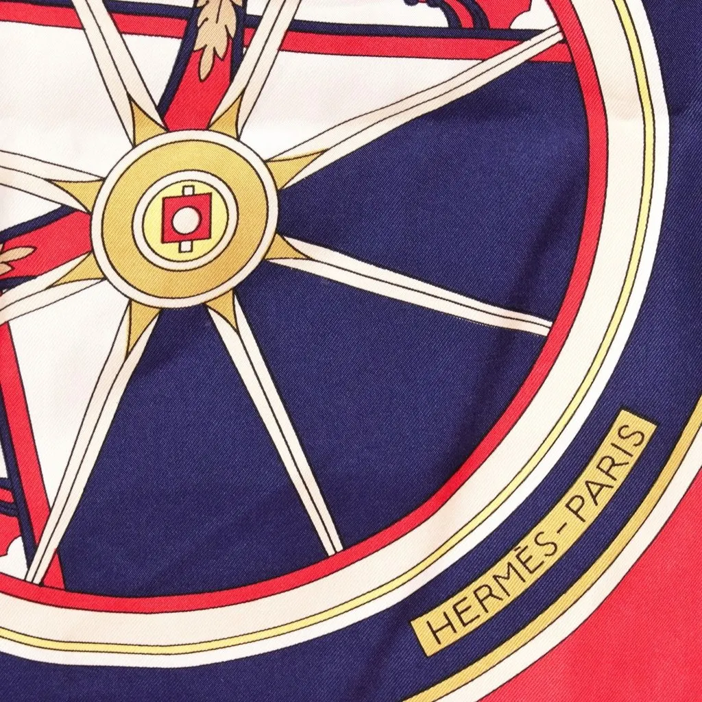 Hermès Washington's Carriage Silk 90 MultiColor Silk Very good - Inside View