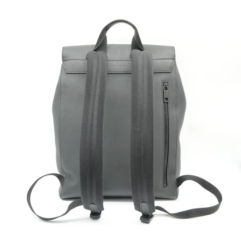 Louis Vuitton Fastline Backpack Waxy Calfskin Black Black Leather Very good - Back View