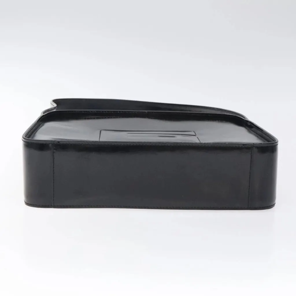 Gucci Shoulder Bag Black Leather Good - Inside View