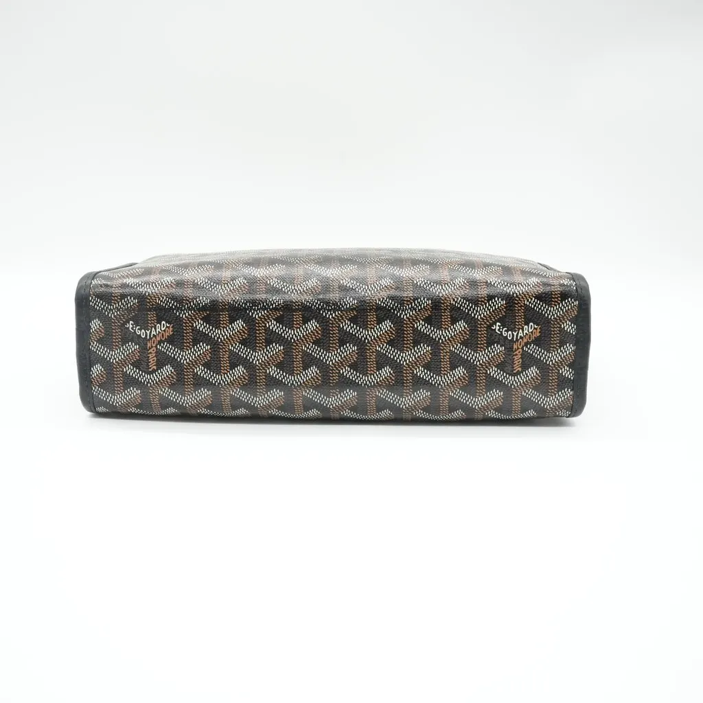 Goyard Jouvence PM Toiletry Bag Black Black Canvas Fair - Inside View