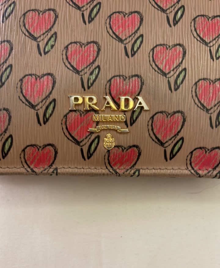 Prada Vitello Move Love Print Wallet - 2