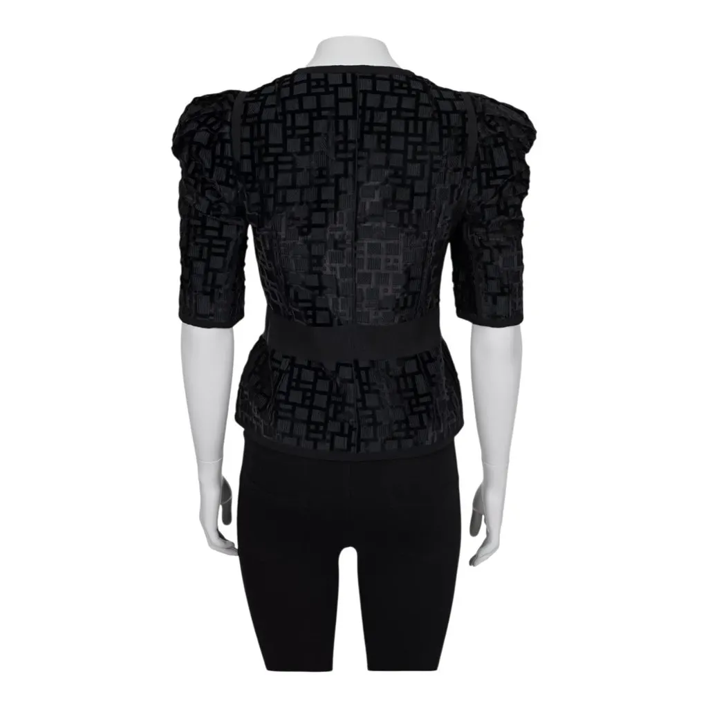 Dolce & Gabbana Jacket Black Silk Never worn - Back View