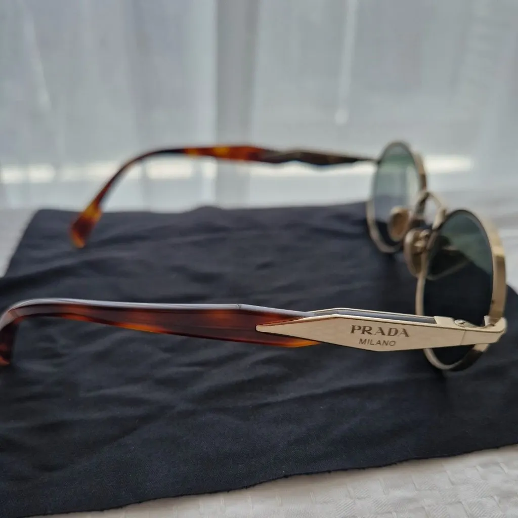 Prada Eyewear Collection Anthracite Stainless steel Very good - Back View