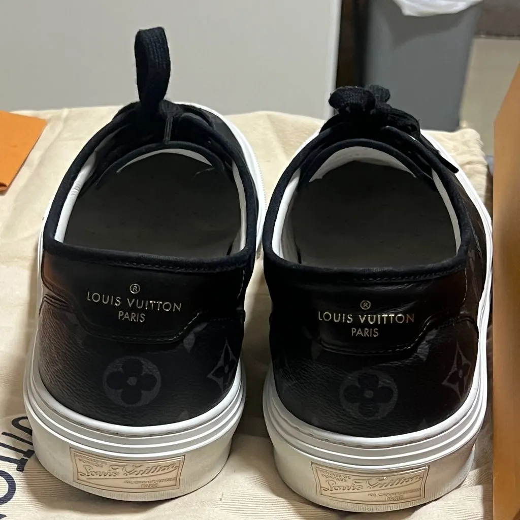 Louis Vuitton Trocadero Sneakers Black Leather Very good - Inside View