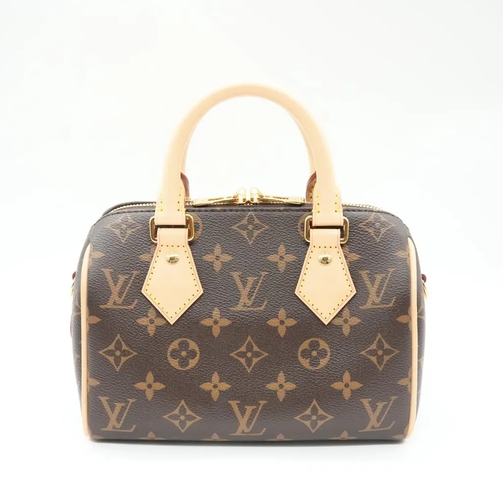 Louis Vuitton Speedy Bandouliere 20 Monogram Canvas Brown Canvas Never worn - Back View